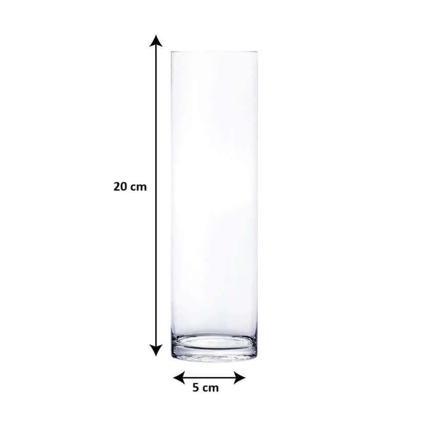 The Pink Closet™ 5cm Diameter Clear Glass Cylinder