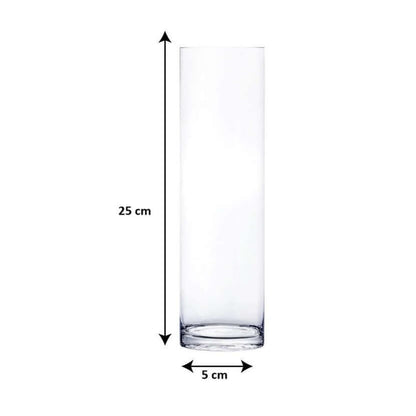 The Pink Closet™ 5cm Diameter Clear Glass Cylinder