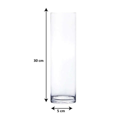 The Pink Closet™ 5cm Diameter Clear Glass Cylinder