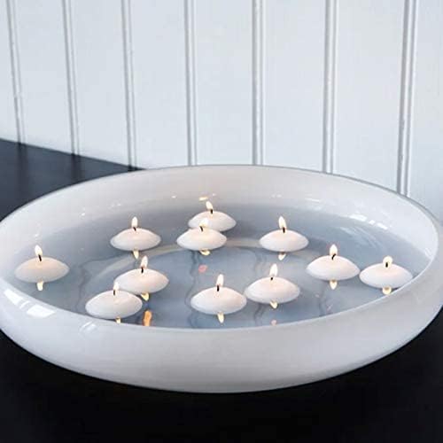 illuminated in a decorative bowl of water, ideal for creating a serene atmosphere.