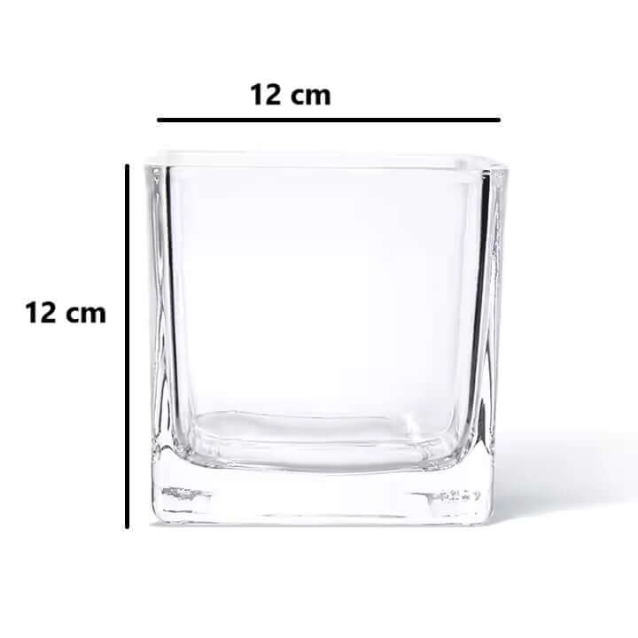 The Pink Closet™ Clear Square Glass Vase