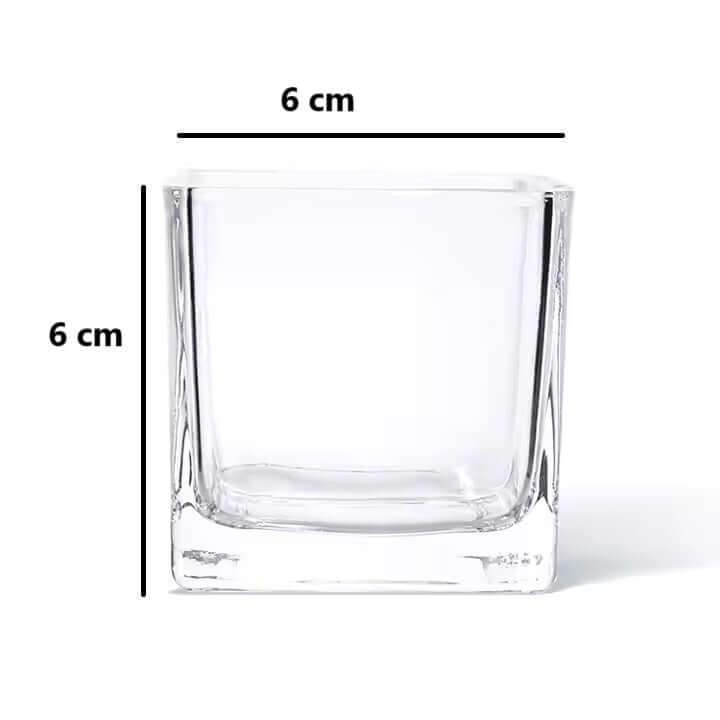 The Pink Closet™ Clear Square Glass Vase